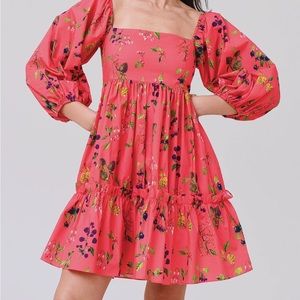 WORN ONCE Cara Cara NYC pink Sip Sip dress size S